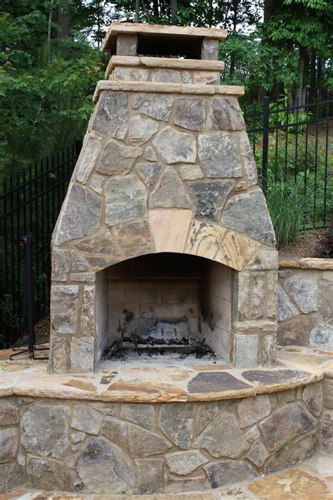 Mirage Stone 3 Sided Wood Burning Outdoor Fireplace Fireplace Guide