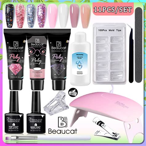 Poly Nail Gel Extension Nail Pcs Set Kit All For Manicure Set Acrylic