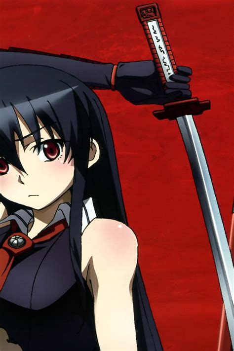 Akame Ga Kill Katana 640 X 960 Iphone 4 Wallpaper