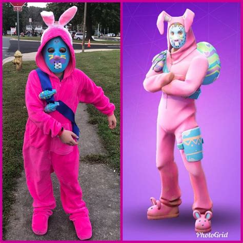 Diy Fortnite Costume Rabbit Raider Skin Easter Bunny Outfits