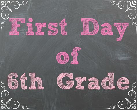 First Day Of School Signs Free Printable For Every Grade School Signs