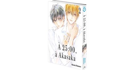 À 25 h à Akasaka Tome 2 Livre Manga Yaoi Hana Collection