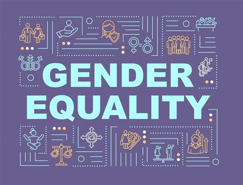 Gender Equality Word Concepts Banner 3192441 Vector Art At Vecteezy