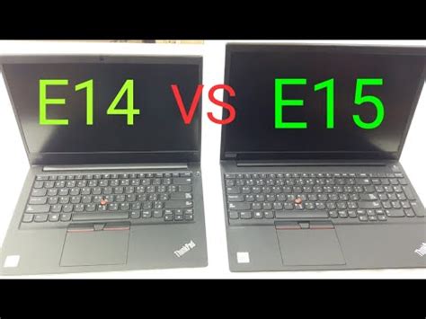 Lenovo ThinkPad E14 and ThinkPad E15 Laptops| ThinkPad E14 vs E15 look