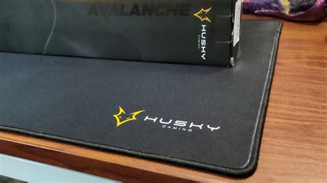 Mousepad Gamer Husky Avalanche Black Unboxing Primeiras Impressões