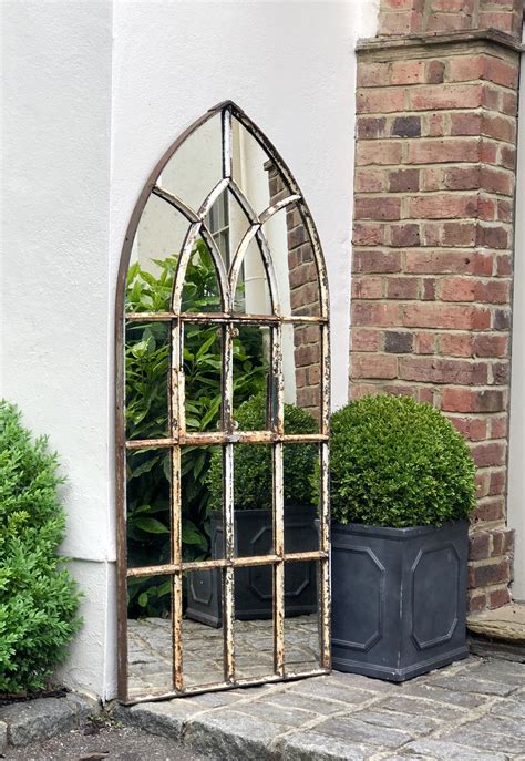 Vintage Gothic Arched Window Mirror Home And Garden Mirror From Aldgate