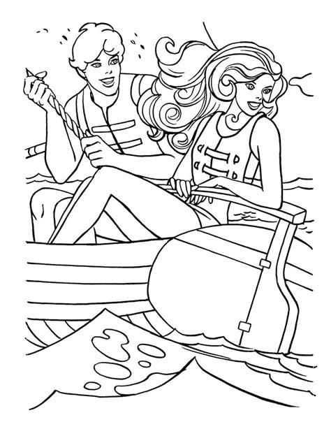 Barbie Coloring Pages Coloring Books At Retro Reprints The Worlds