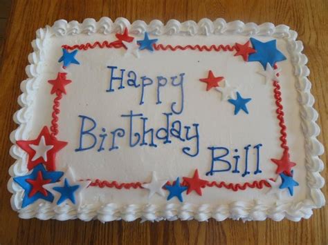 Pin By Birthday Cakes By Name On Bill Happy Birthday Bill Birthday Happy Birthday