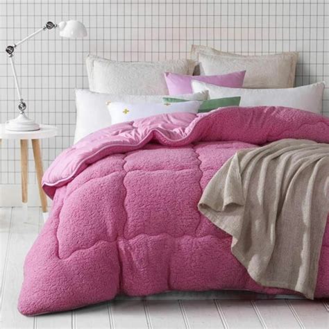 Warm Comforter Thick Bedding Filler Artificial Lamb Cashmere Throws Blanket Ebay