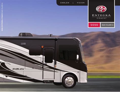 2020 Entegra Coach Gas Class A Brochure Download Rv Brochures