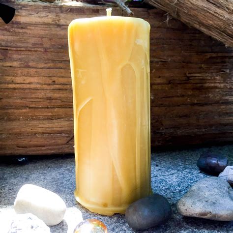 Handmade Drip Candle Pure Beeswax Candles Organic Beeswax Etsy Dripping Candles Organic
