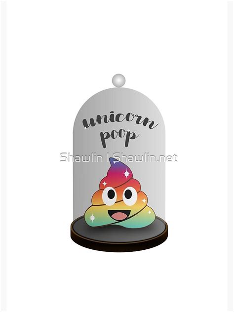 Magical Unicorn Poop In Glass Vial Rainbow Fairy Turd Poop Emoji