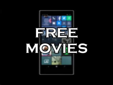 It hosts hundreds of the latest movies that you can download for free. How to Watch Free Movies | Windows 10 Mobile - YouTube