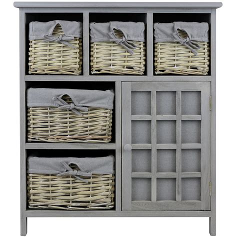 Our friendly teams are on hand at. HARTLEYS GREY 5 DRAWER WICKER BASKET STORAGE UNIT SHABBY ...