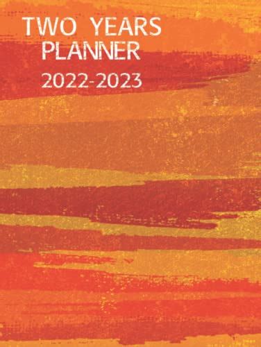 2022 2023 Monthly Planner Two Year Calendar Planner Schedule Organizer