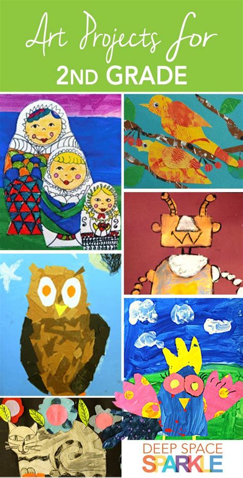 Second Grade Homeschool Art Projects Art Lessons Elementary 2nd