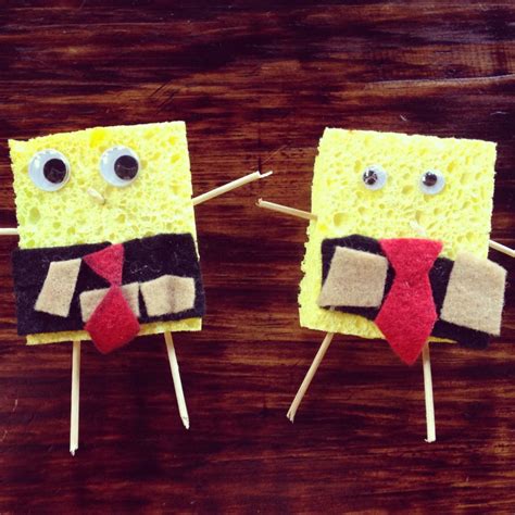 Diy Spongebob Kidscrafts Children Craft Spongebob Crafts Craft