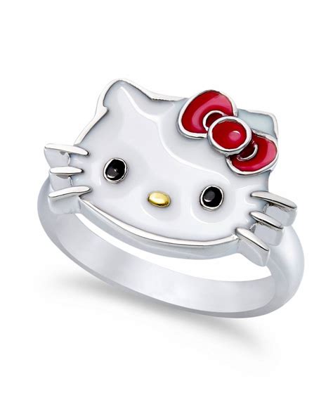 Đồng Hồ Hello Kitty Sterling Silver Ring
