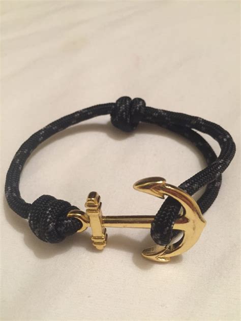 Anchor Bracelet Black W Grey X Darcizzle Offshore