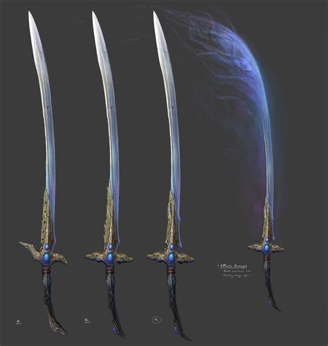 Sci Fi Sword Concept Art