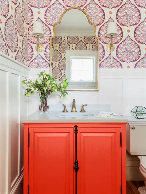 40 Paint Colors For Every Room Hgtv Bathroom Red