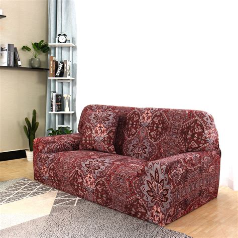 Piccocasa Floral Sofa Cover Stretch Thick 4 Seater Slipcover Full Cover