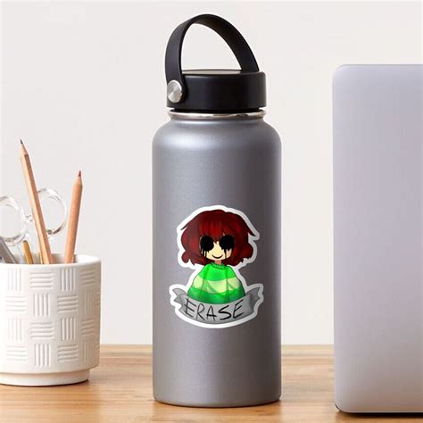Undertale Chara Erase Sticker For Sale By Kieyrevange Redbubble