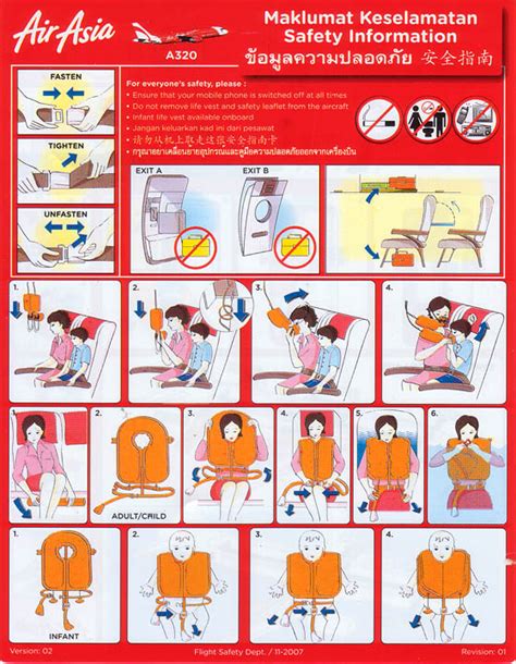 In the event that the staircase is blocked, an additional door with an evacuation slide is located in the cockpit. Airline Safety Card For air asia a320 11-2007.jpg