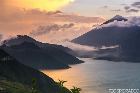 Atitlan Sunset Sunset Over Lake Atitlan Guatemala © 2015 B Flickr