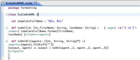 Formatting — Scala Ide 01 Snapshot Documentation