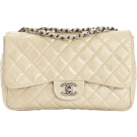 Chanel Beige Leather Handbag Timeless Vestiaire Collective Chanel