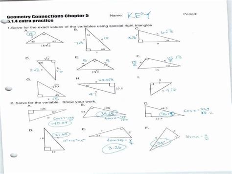 This pdf book provide geometry regents green answer key guide. Right Triangle Trigonometry Worksheet Best Of Trig ...