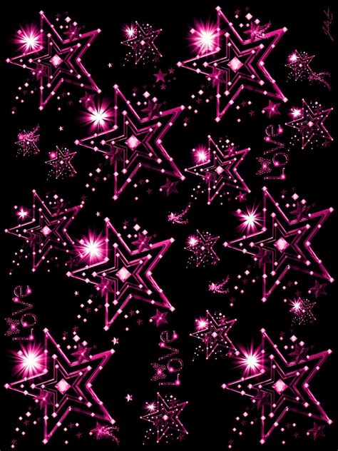 462 99 doodle cartoon drawn. Sparkly pink stars wallpaper | Bling wallpaper, Phone ...