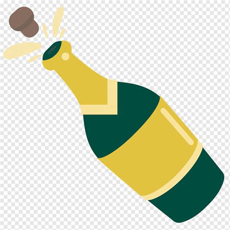 Botella De Champagne Emojipedia Cerveza Champagne Teléfonos Móviles