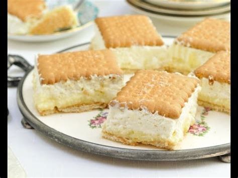 Vanilla custard biscuits (something sweet something savoury). Vanilla Custard Slice Recipe - YouTube