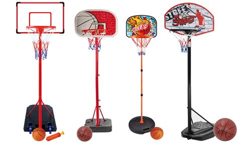 Childrens Kids Basketball Sets Portable Freestanding Sports Toy Basket