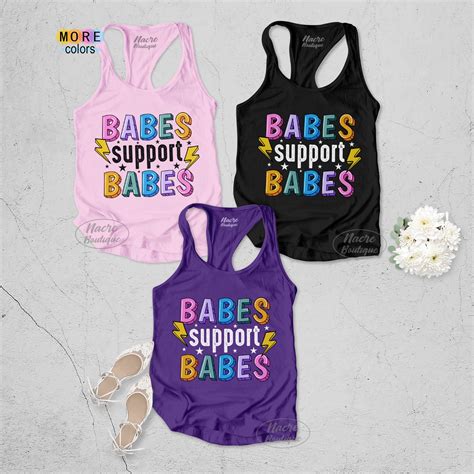 Babes Support Babes Tanks Feminism Tank Top Boss Babes Tank Etsy