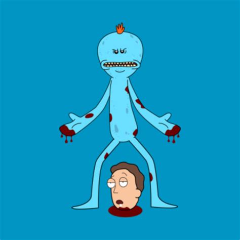 Rick And Morty Maniac Mr Meeseeks And Jerry Network T Shirt