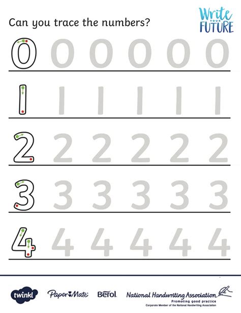 Formation Of Numbers Worksheet