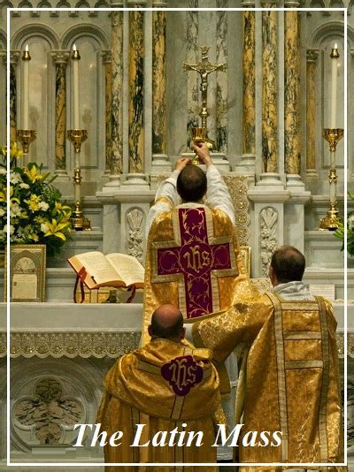 The Traditional Latin Mass In Catholic Lincolnshire The Latin Mass Explained