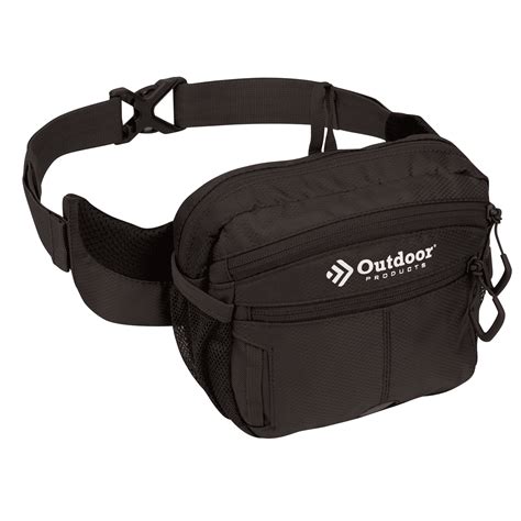 Outdoor Products Echo 3l Waist Pack Fanny Pack Black