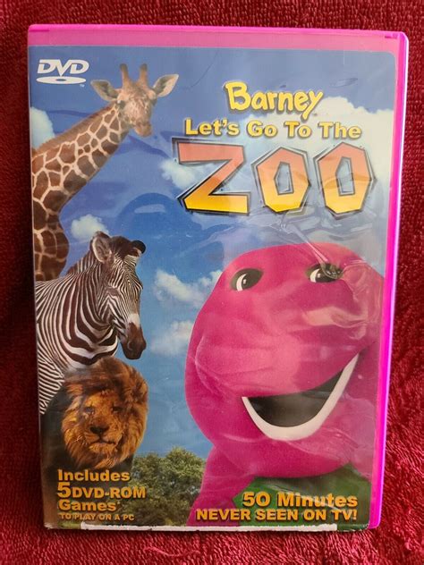 Shelf162k Dvd Tested Barney Lets Go To The Zoo Ebay