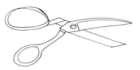 Scissors Drawing Simple