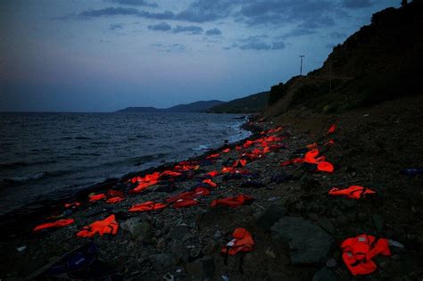 Lesbos Life Vests Lesbos Greek Islands Natural Landmarks