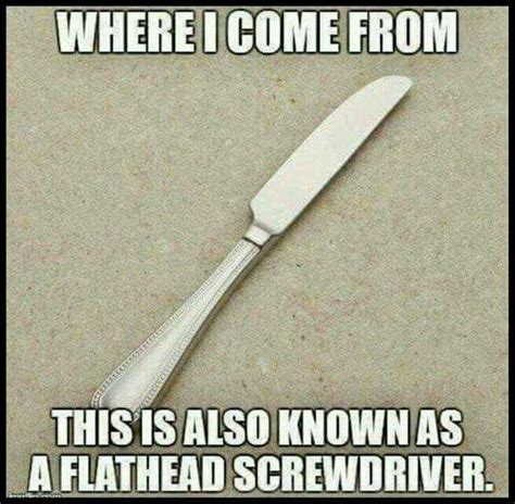Where I Come From This Is Also Known As A Flathead Screwdriver