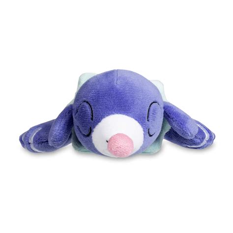 Sleeping Popplio Kuttari Cutie Plush Pokémon Center Original