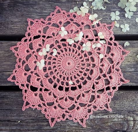 Ravelry Charming Shells Doily Pattern By Kristines Crochets