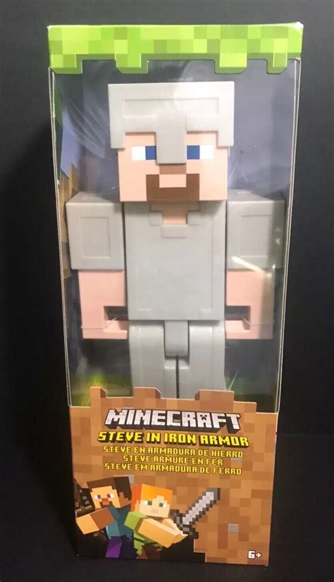 Minecraft Steve In Iron Armor 85 Inch Action Figure Limited Edition