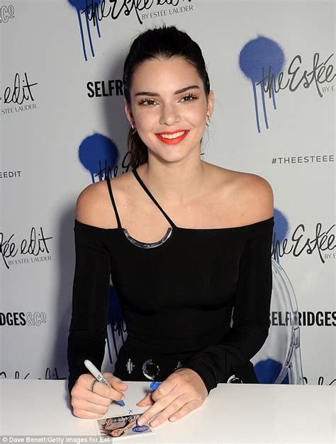 Kendall Jenner Stuns In Flirty Thigh Split Skirt At Beauty Launch In