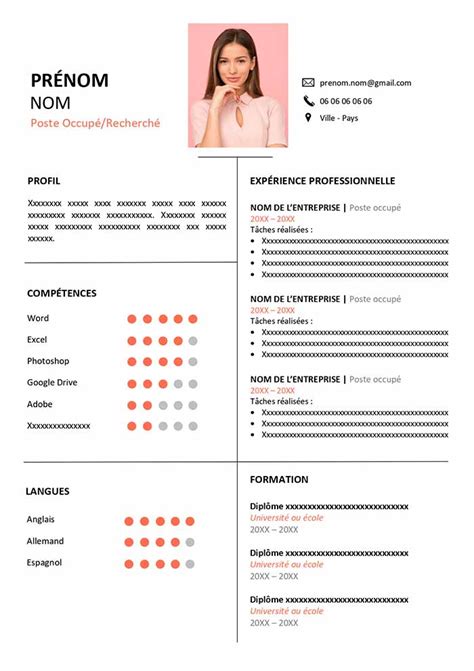 Modele Cv Gratuit A Telecharger Word  Communauté MCMS™. Sep 2023